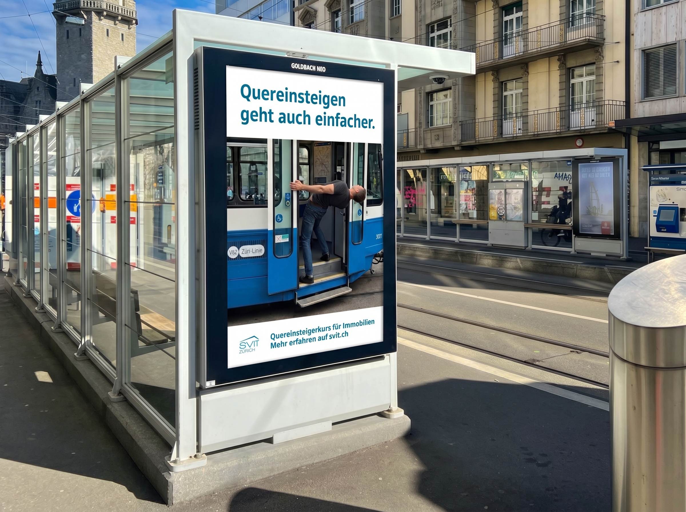 SVIT Zürich — Quereinsteiger Plakat